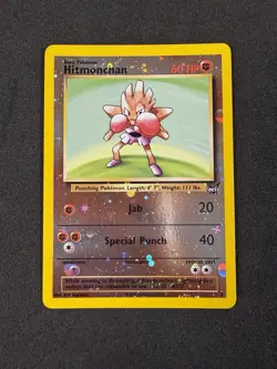 Hitmonchan 2/9 Reverse Holo 2002 Best of Game WOTC Promo Pokemon [NM] - Image 3