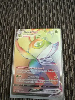 Pokemon TCG Celebi VMAX Chilling Reign 199/198 Holo Secret Rare - Image 1