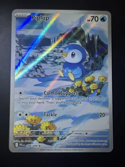 Pokemon TCG Piplup 098/094 Me02: Phantasmal Flames Illustration Rare Holo 2025 - Image 1