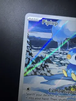 Pokemon TCG Piplup 098/094 Me02: Phantasmal Flames Illustration Rare Holo 2025 - Image 3
