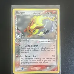 Pokemon TCG Flareon (Delta Species) 5/113 Delta Species Holo - NM - Image 1