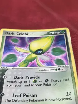 Pokemon Dark Celebi Hidden Legends Holo 4/101 - Image 3