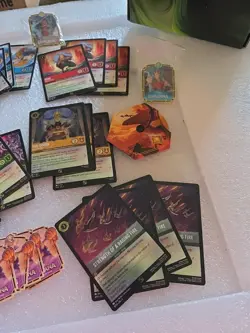 NEW Disney Lorcana Fabled Promos - Complete - Pins, Foil Cards, counter & More - Image 4