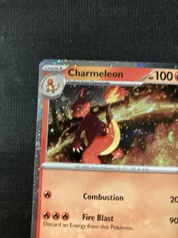 Pokemon TCG Charmeleon 005/165 Charmander 004/165 Cosmos Holo Promo SET NM Swirl - Image 3