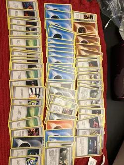 Trainer / Energy 79 Card Lot - Pokemon Diamond and Pearl NM-HP 2005 /130 TCG Set - Image 1