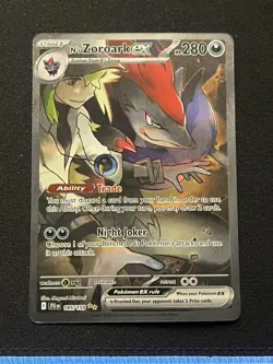 N's Zoroark ex 185/159, Journey Together, Pokemon - NM (9.4) - Image 1