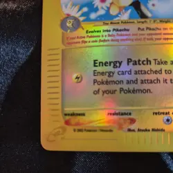 Pokemon Pichu 022/165 Expedition Base Set Reverse Holo - Image 4