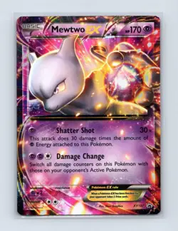 Mewtwo EX XY107 Holo Promo XY Promo Pokemon Holo Lightly Played - Image 1