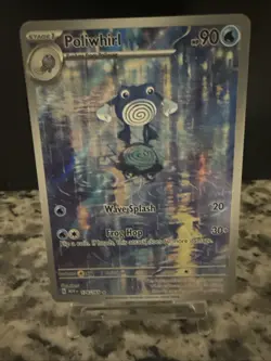 Poliwhirl 176/165 Illustration Rare Full Art Pokemon TCG Scarlet & Violet 151 - Image 1