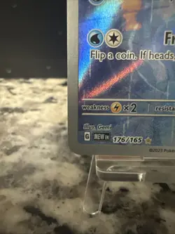 Poliwhirl 176/165 Illustration Rare Full Art Pokemon TCG Scarlet & Violet 151 - Image 5