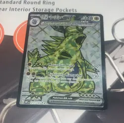 Pokemon Tyranitar ex 340 HP Ultra Rare SV03: Obsidian Flames 211/197 Holo - Image 1