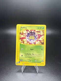 Pokemon TCG Koffing #114/165 Unlimited CCG Expedition - Image 1