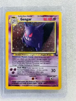 GENGAR - 5/62 - Fossil - Holo - Pokemon Card - NM/LP RARE Vintage FREE SHIPPING - Image 1