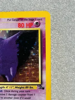 GENGAR - 5/62 - Fossil - Holo - Pokemon Card - NM/LP RARE Vintage FREE SHIPPING - Image 4