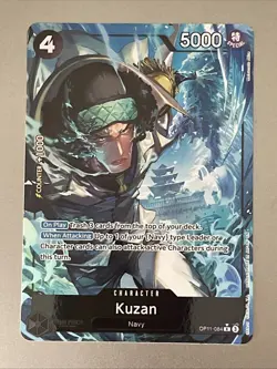 Kuzan (Alternate Art) OP11-084 A Fist of Divine Speed Foil One Piece TCG - Image 1