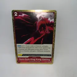 Gum-Gum King Kong Gatling OP06-018 Rare Wings of the Captain One Piece Foil NM - Image 1