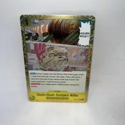 Gum-Gum Golden Rifle OP15-116 Rare Adventure on Kami's Island One Piece Foil NM - Image 1