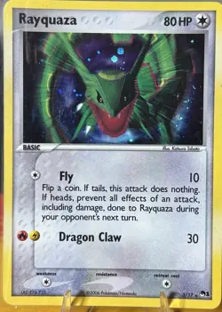 Pokemon TCG Rayquaza Holo Rare Card 3/17 Pop Series 1 Promos - Image 1