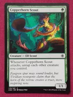 Magic The Gathering CONSPIRACY TAKE THE CROWN COPPERHORN SCOUT card MTG - Image 1