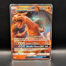 Pokemon TCG Charizard GX Holo Ultra Rare Card SM195 Black Star Promo - Image 1