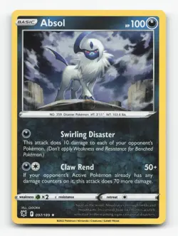 Pokemon TCG - Absol 097/189 LP Holo Rare Miscellaneous Cards & Products - Image 1