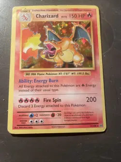 CHARIZARD 11/108 XY EVOLUTIONS 2016 HOLO POKEMON CARD - Image 1