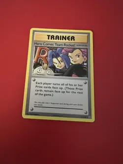 Here Comes Team Rocket - 113/108 - Pokemon Evolutions XY Secret Rare Card NM - Image 1