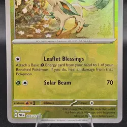 🍃 Pokemon Leafeon 005/131 Prismatic Evolutions Masterball Pokemon Card Tcg - Image 3