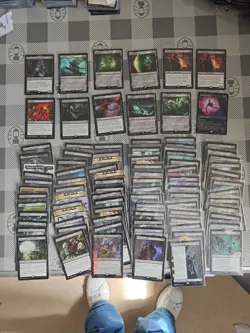 88 Black Rare MTG Cards Ungraded Excellent Condition Sleeved Private Collection. - Image 1