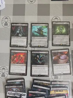88 Black Rare MTG Cards Ungraded Excellent Condition Sleeved Private Collection. - Image 2