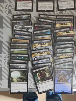 88 Black Rare MTG Cards Ungraded Excellent Condition Sleeved Private Collection. - Image 4