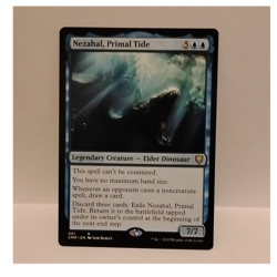 Wizards of the Coast Nezahal, Primal Tide Cmdr Legends Rare Blue 401 - Image 1