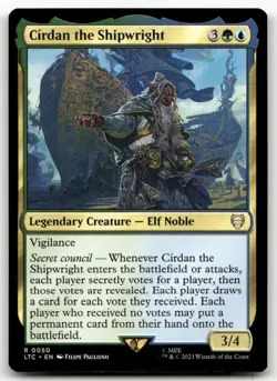 Cirdan the Shipwright #50 (NM) Lord of the Rings LTC Magic MTG - Image 1