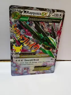 Pokemon TCG M Rayquaza EX 76/108 Celebrations Classic Collection NM - Image 1