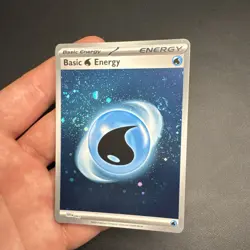 HD Water Energy Cosmos Holo with Swirl SVE MEW 003 151 Pokemon Card - Image 1