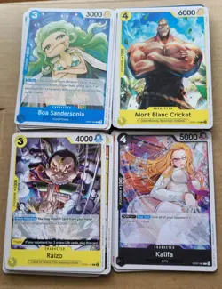 One Piece TCG 41 Card Lot Mostly Common With A Couple Uncommon No Foil Or Rares - Image 1