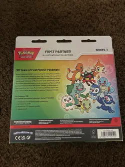 Pokemon TCG First Partner Illustration Collection Series 1 Sealed Kanto Starters - Image 2