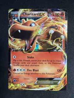 ULTRA RARE Charizard EX 11/106 Pokemon XY Flashfire Holographic Holo Foil - LP - Image 2