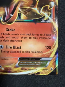 ULTRA RARE Charizard EX 11/106 Pokemon XY Flashfire Holographic Holo Foil - LP - Image 4