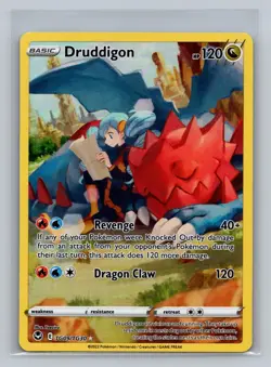 Druddigon TG09/TG30 Holo Silver Tempest Trainer Gallery Pokemon NM - Image 1