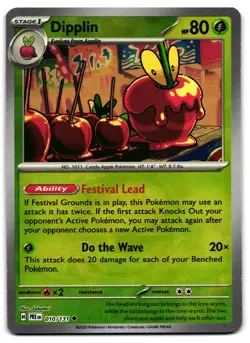 Dipplin 010/131 - Master Ball Reverse Holo Prismatic Evolutions Pokemon TCG - NM - Image 1