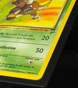 Vintage Pokemon TCG - Pinsir 29/130 Base Set 2 Rare - WOTC Era - NM / VLP - Image 5