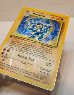 Machamp 8/102 Holo Rare 1st Edition Base Set Pokemon 1749 - Image 2