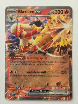 Pokemon TCG: Blaziken ex (024/159) Double Rare -- SV: Journey Together (NM) - Image 1