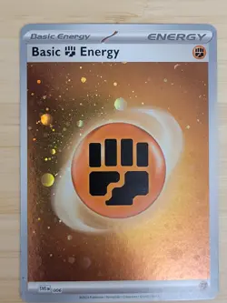 HD COSMOS HOLO Basic Fighting Energy SVE 006 - Pokemon 151 - Image 1