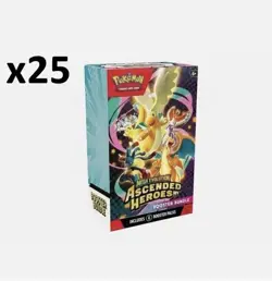 Pokemon Mega Evolution ASCENDED HEROES BOOSTER BUNDLE CASE 25 box 150 PACKS - Image 2