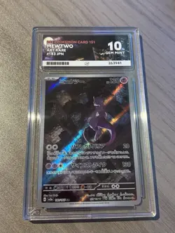 Pokemon MEWTWO 183/165 Ace 10 Gem Mint SV2a Japanese Pokemon 151 - Perfect Subs - Image 1
