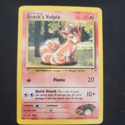 Pokemon Gym Heroes 73/132 Brock's Vulpix - Image 1