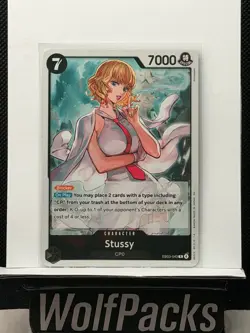 One Piece Extra Booster Heroines Edition - Stussy EB03-043 Rare Foil - Image 1