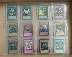 Vintage Yu-Gi-Oh! Cards - Lot Of 12 Cards - All MP/LP - Casing Included - Image 1